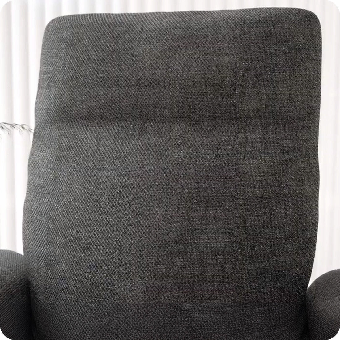 Elektrinis fotelis, atlenkiamas 105-155° su kojų atrama, MIEGOJIMO FUNKCIJA + PAVARAS (pvz., Spacetronik)