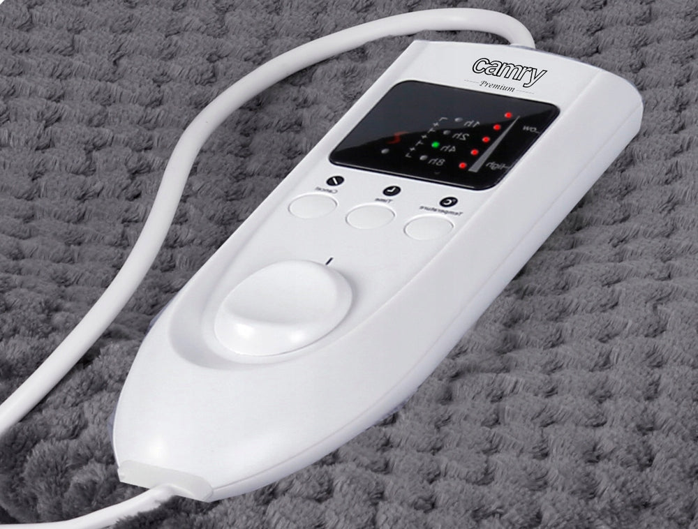 Elektrinis paklotas su laikmačiu 150x100cm LCD, reguliuojamas, skalbiamas