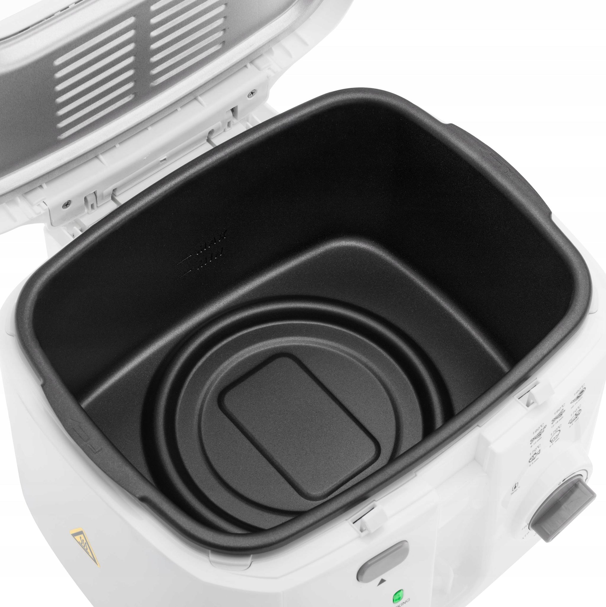 Tradicinė aliejinė gruzdintuvė 2,5 L su dangčiu 1800 W MESKO | MS4908g