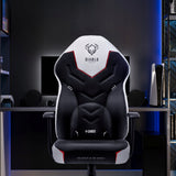 Žaidimų kėdė medžiaginė sukamoji Diablo X-Gamer Normalaus dydžio: Sniego baltumo