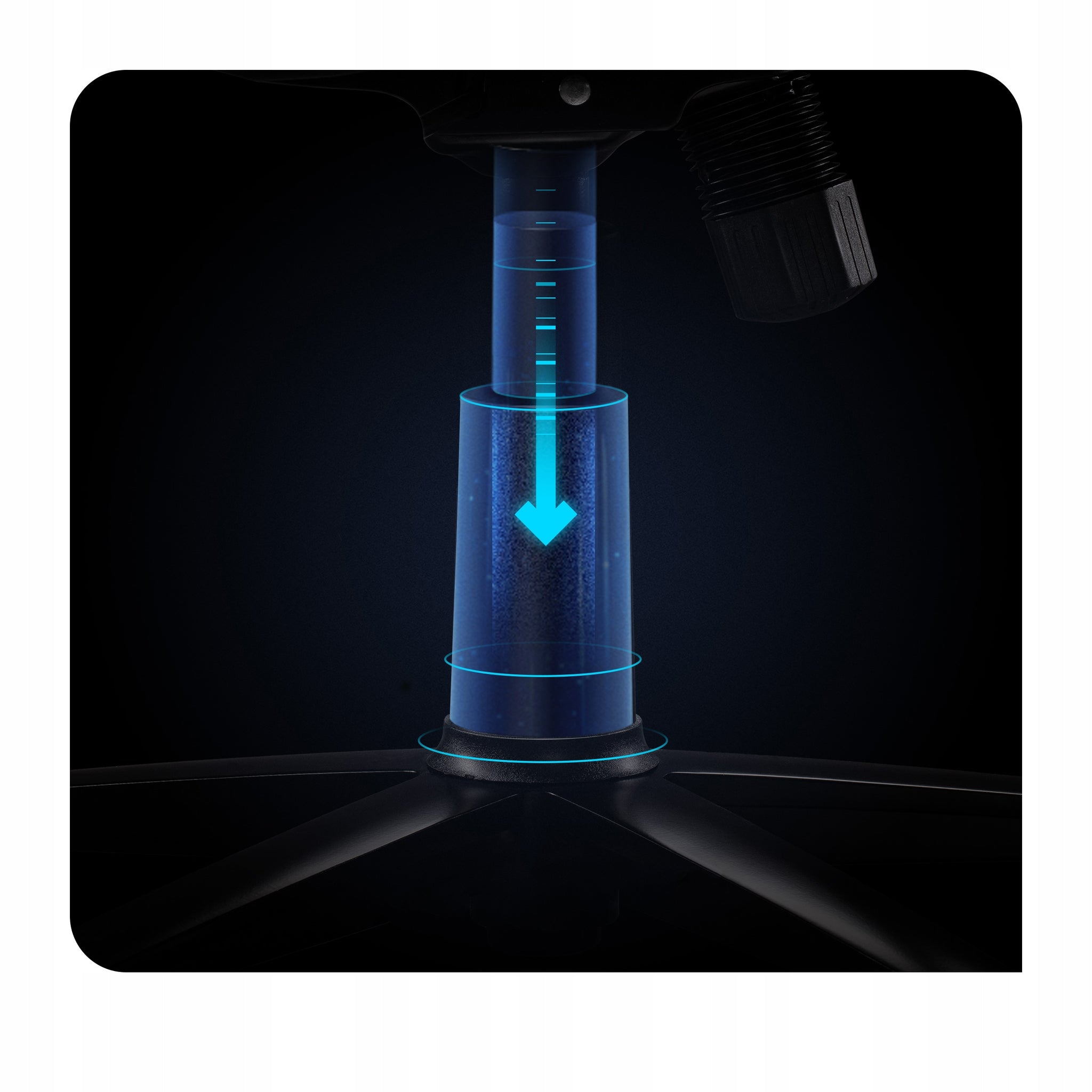 Žaidimų kėdė medžiaginė sukamoji Diablo X-Gamer Normalaus dydžio: Sniego baltumo