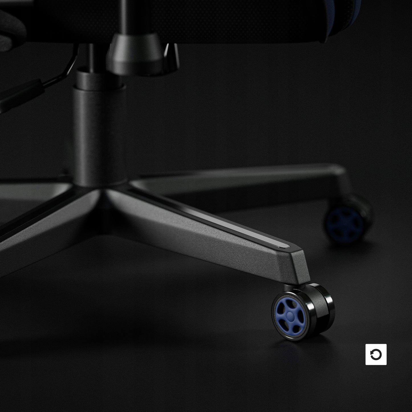 Žaidimų kėdė žaidėjui, audinio Diablo X-STARTER, granatinė