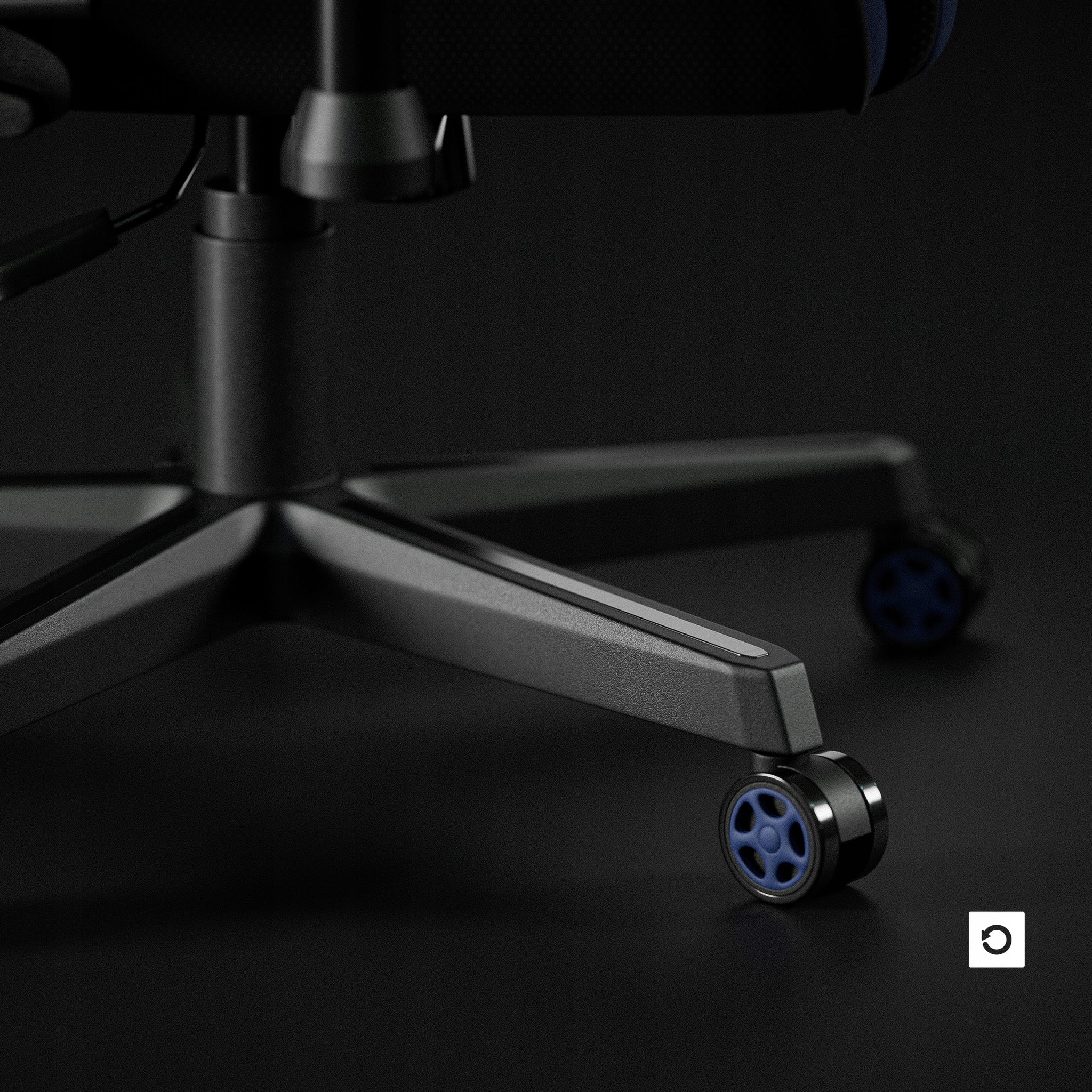 Žaidimų kėdė žaidėjui, audinio Diablo X-STARTER, granatinė