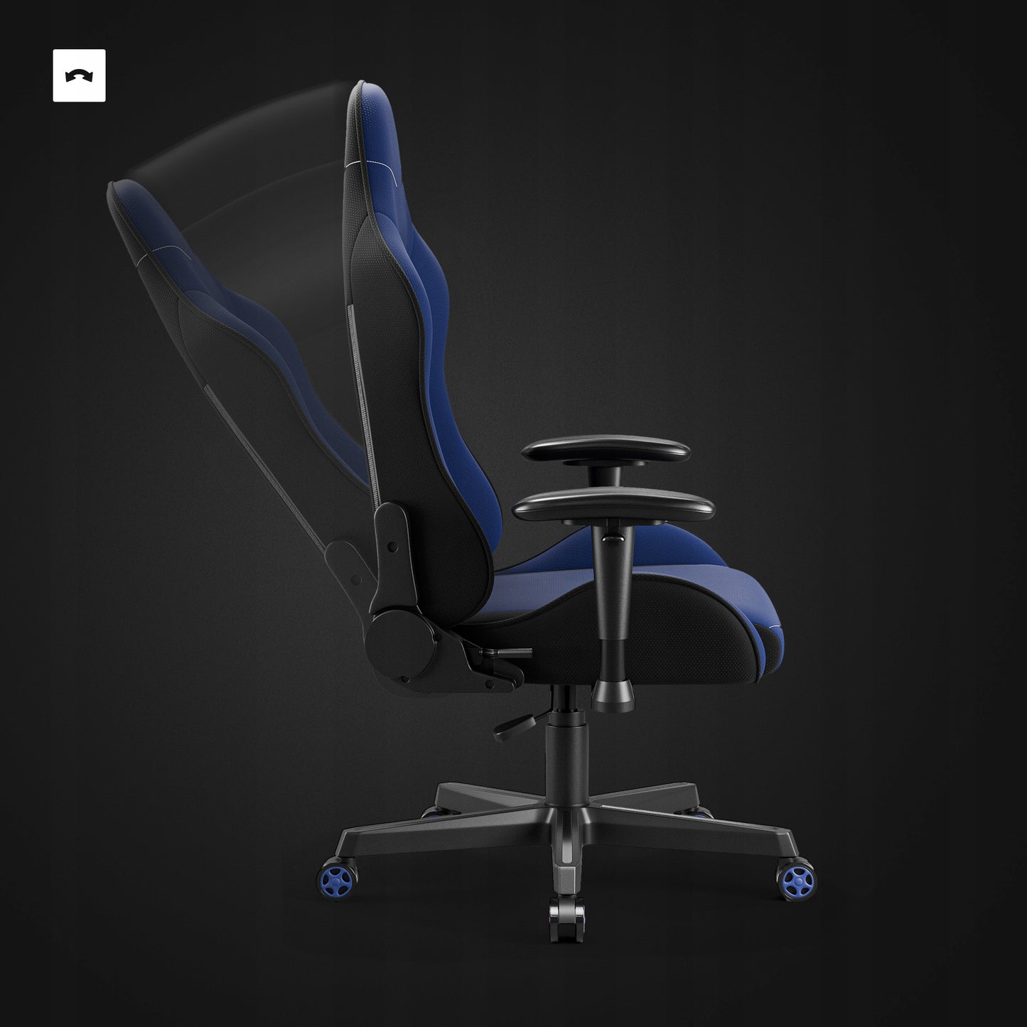 Žaidimų kėdė žaidėjui, audinio Diablo X-STARTER, granatinė