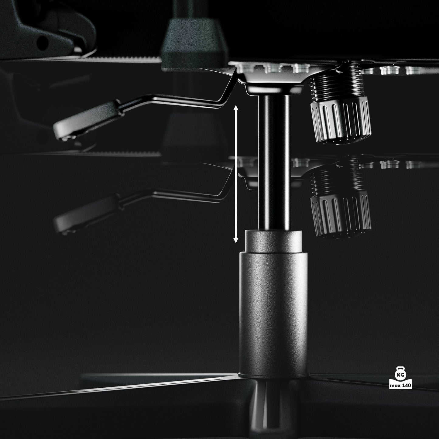 Žaidimų kėdė žaidėjui, audinio Diablo X-STARTER, granatinė