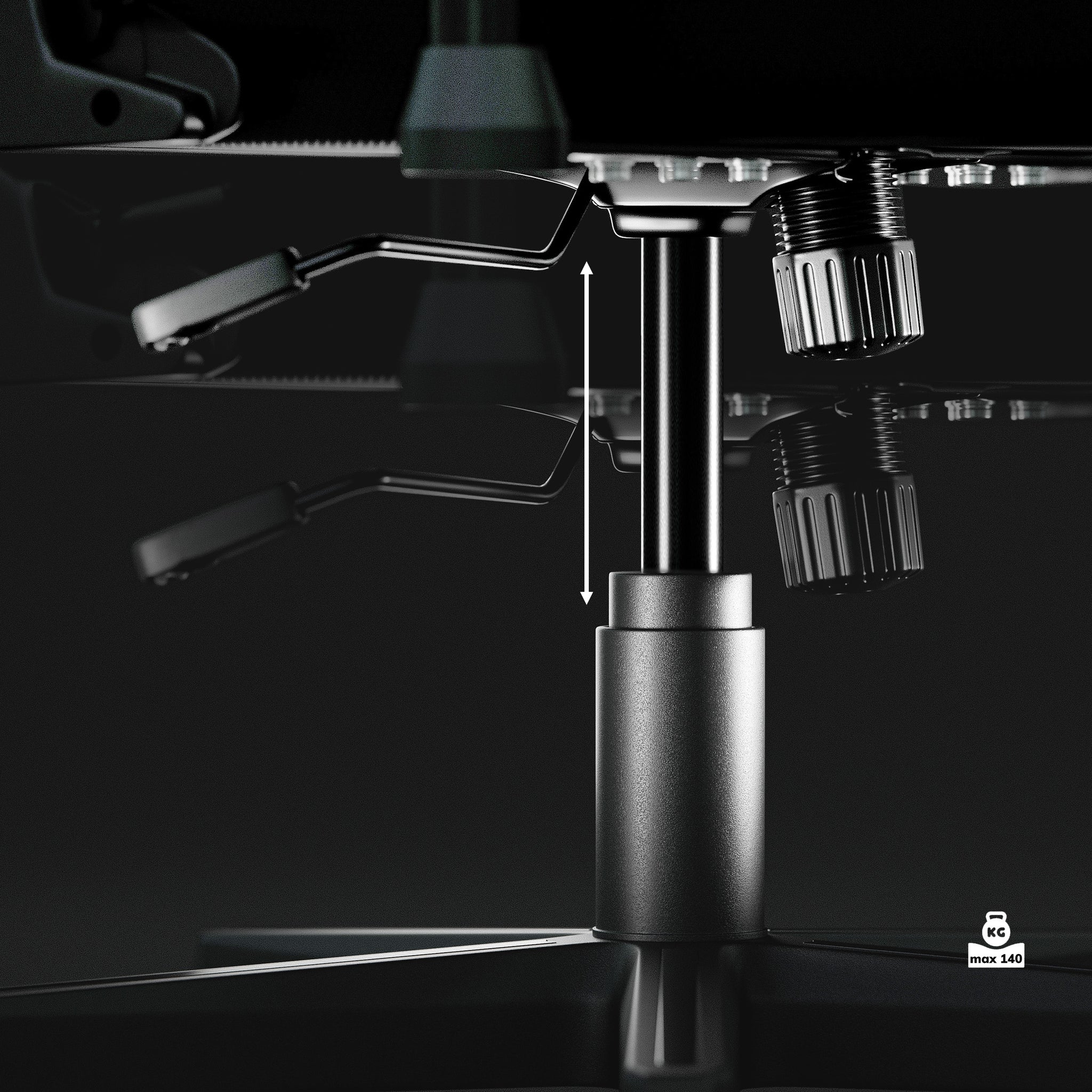 Žaidimų kėdė žaidėjui, audinio Diablo X-STARTER, granatinė