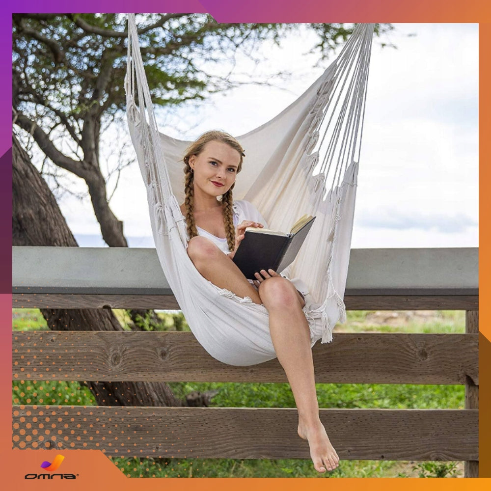 Sėdimoji kėdė Braziliška sūpynė Hamakas Sodui Ant Balkono BOHO
