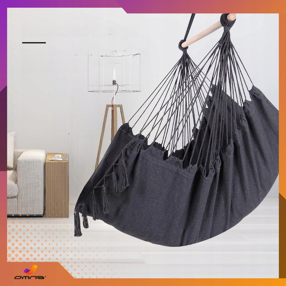 Sėdimoji kėdė Braziliška sūpynė Hamakas Sodui Ant Balkono BOHO