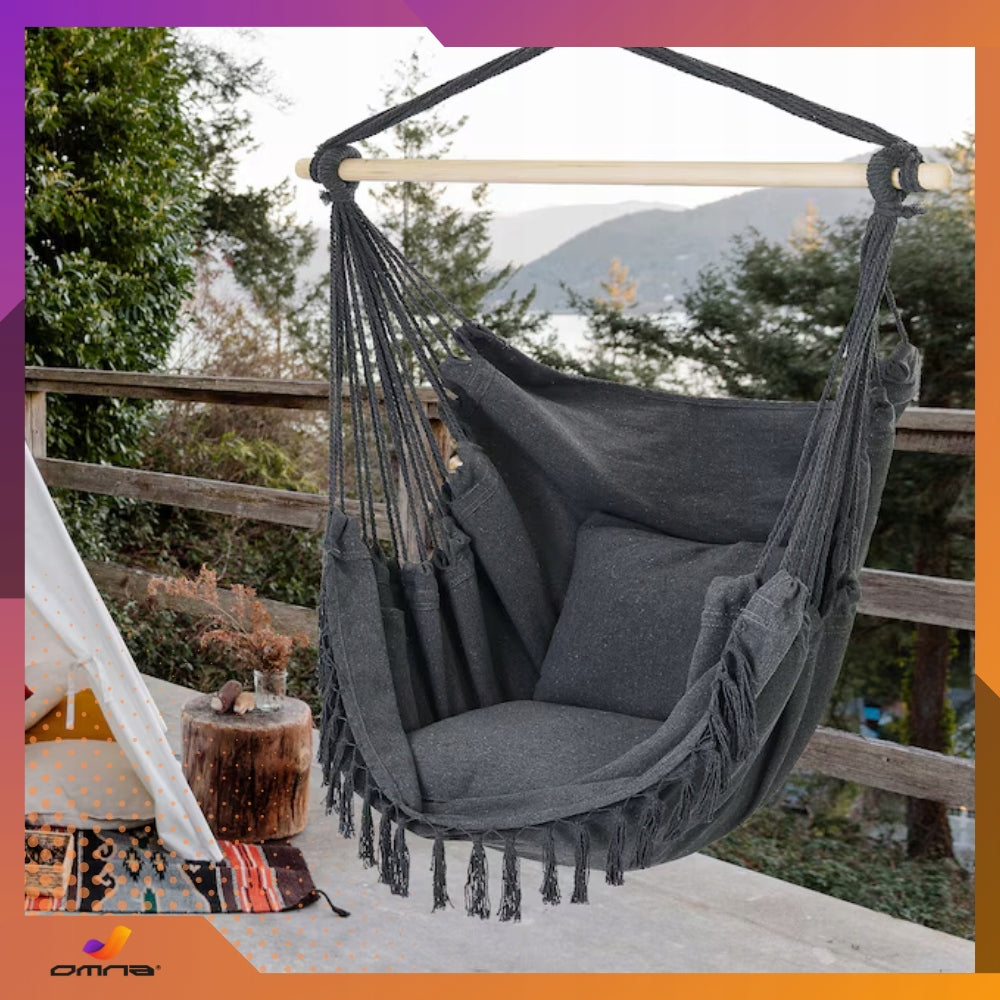 Sėdimoji kėdė Braziliška sūpynė Hamakas Sodui Ant Balkono BOHO