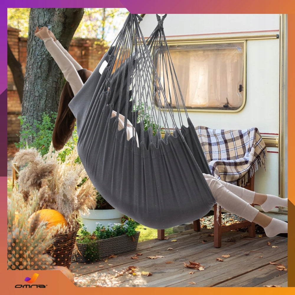 Sėdimoji kėdė Braziliška sūpynė Hamakas Sodui Ant Balkono BOHO