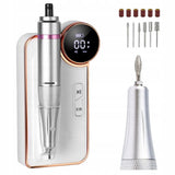 Belaidė kosmetinė freza nagams, manikiūrui, pedikiūrui + frezos