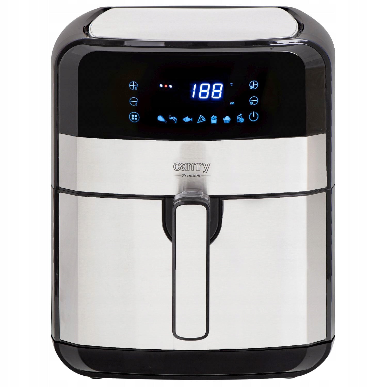 Bekondensinis gruzdintuvas 5L Airfryer 9 PROGRAMOS laikmatis LED Camry CR6311