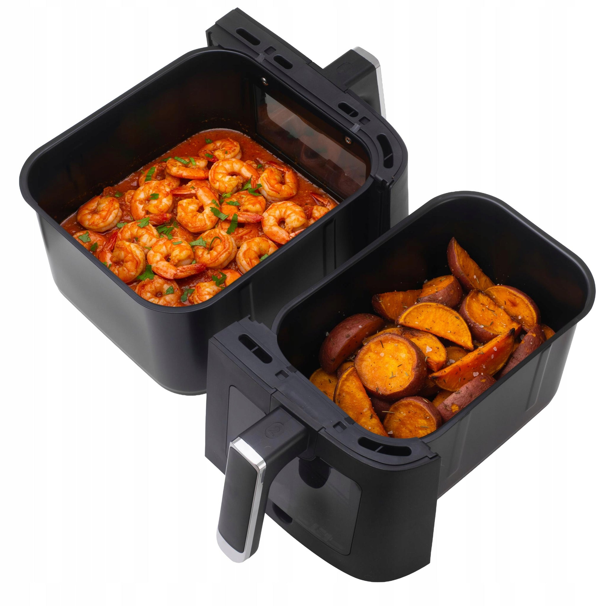 Adler Dvikamerė Oro Gruzdintuvė 11L 2700W 8 programų