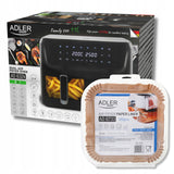Adler Dvikamerė Oro Gruzdintuvė 11L 2700W 8 programų