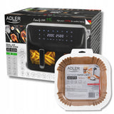 Adler Dvikamerė Oro Gruzdintuvė 11L 2700W 8 programų