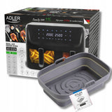 Adler Dvikamerė Oro Gruzdintuvė 11L 2700W 8 programų