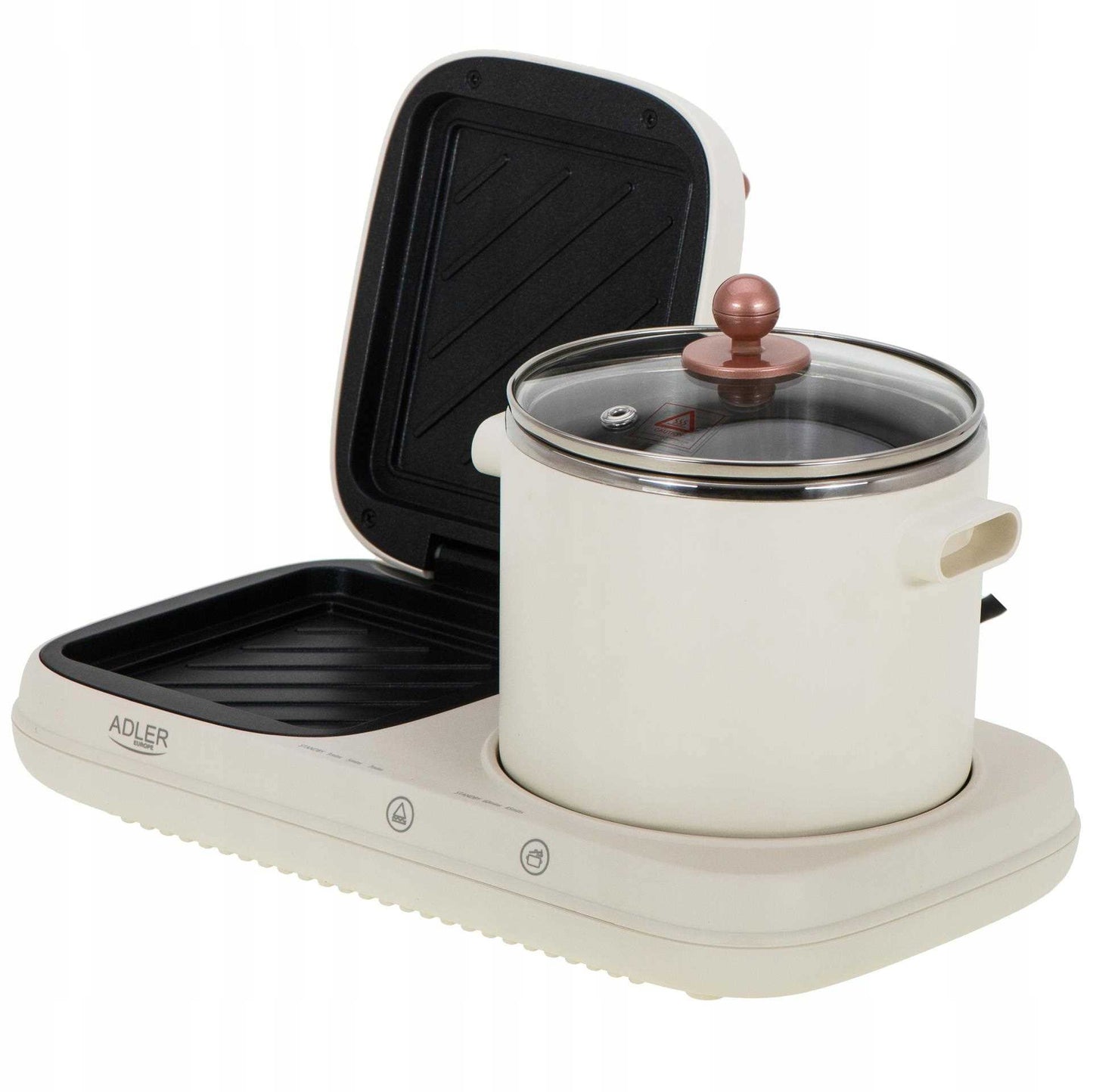 Elektrinis grilis 2in1 Multicooker Pusryčių stotelė ADLER | AD6421