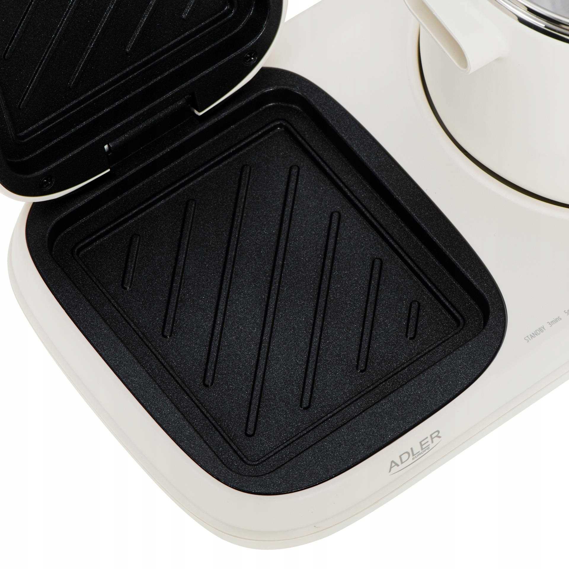 Elektrinis grilis 2in1 Multicooker Pusryčių stotelė ADLER | AD6421