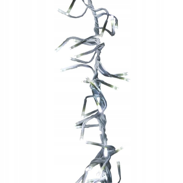 288 LED baltos girliandos 2m Kalėdoms šventinės lemputės