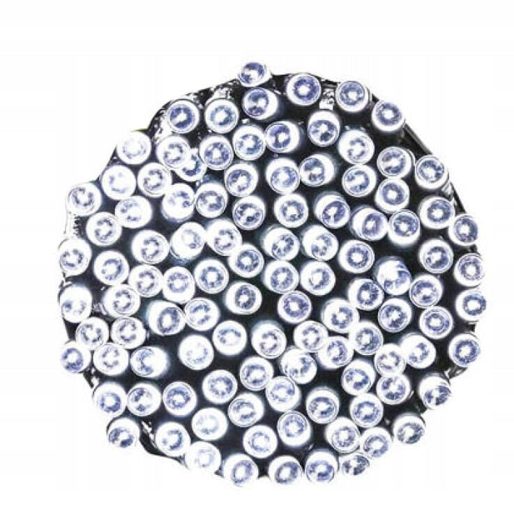 288 LED baltos girliandos 2m Kalėdoms šventinės lemputės