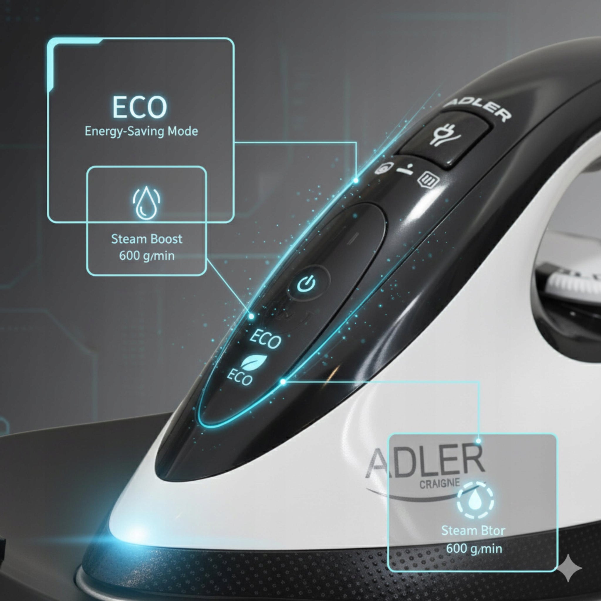 GARO PARAMAS ŠILDYTUVO SU GARO STOTIMI 8 bar Galingas 3100W Firefighter Anti-Calc