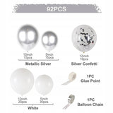 BALIONŲ GIRlianda SIENELĖ BALTA SIDABRINĖ KOMUNIJA KRIKŠTYNOS GIMTADIENIS 92