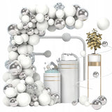 BALIONŲ GIRlianda SIENELĖ BALTA SIDABRINĖ KOMUNIJA KRIKŠTYNOS GIMTADIENIS 92