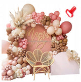 BOHEMIŠKO STILIAUS BALIONŲ GIRLIANDA VESTUVĖMS, GIMTADIENIUI, KRIKŠTYNOMS, POBŪVIUI, PIRMAI SUKAKČIAI