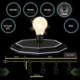 LAUKO GIRGLANDA 20m 20 LED LEMPUTĖS 230V (ELEKTROS SROVĖ)