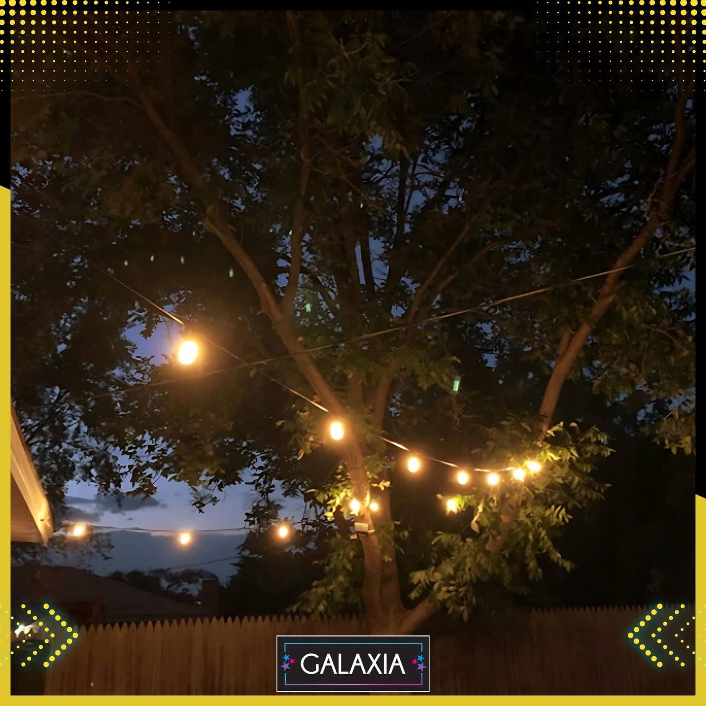 LAUKO GIRGLANDA 20m 20 LED LEMPUTĖS 230V (ELEKTROS SROVĖ)