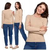 GLOTI MOTERIŠKA BLIUZĖ MARŠKINĖLIAI ILGOMIS RANKOVĖMIS MADINGI MARŠKINĖLIAI MORAJ XL