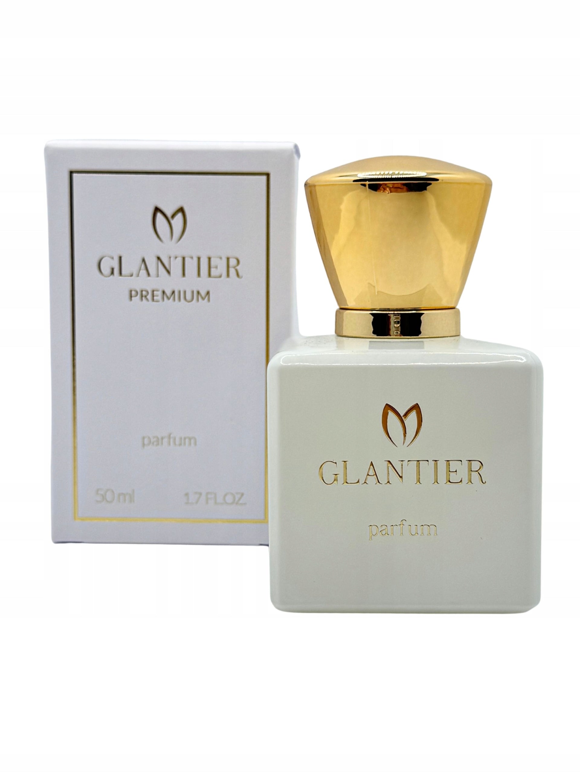 GLANTIER Išskirtinis 585 rinkinys: aukščiausios kokybės kvepalai, pilingas, aliejus, balzamas, rankinė