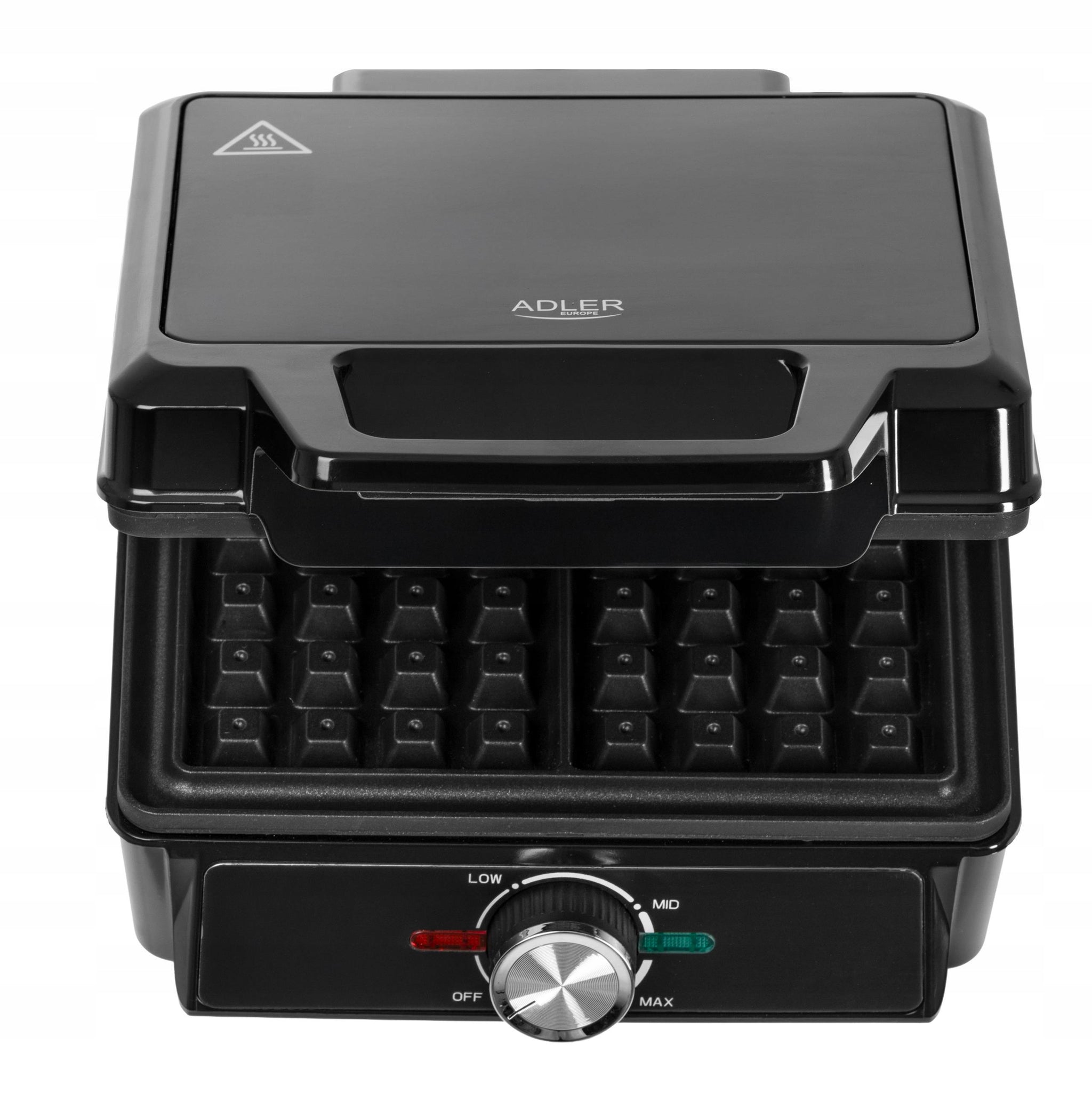 Vaflių keptuvė 2000W XXL, 2 dideli vafliai, Temperatūros reguliavimas, Nelipanti danga, Galinga