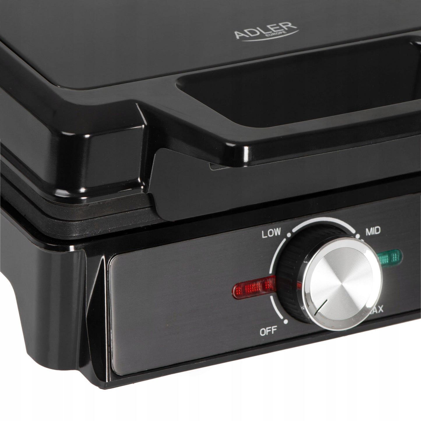 Vaflių keptuvė 2000W XXL, 2 dideli vafliai, Temperatūros reguliavimas, Nelipanti danga, Galinga