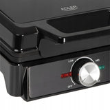 Vaflių keptuvė 2000W XXL, 2 dideli vafliai, Temperatūros reguliavimas, Nelipanti danga, Galinga