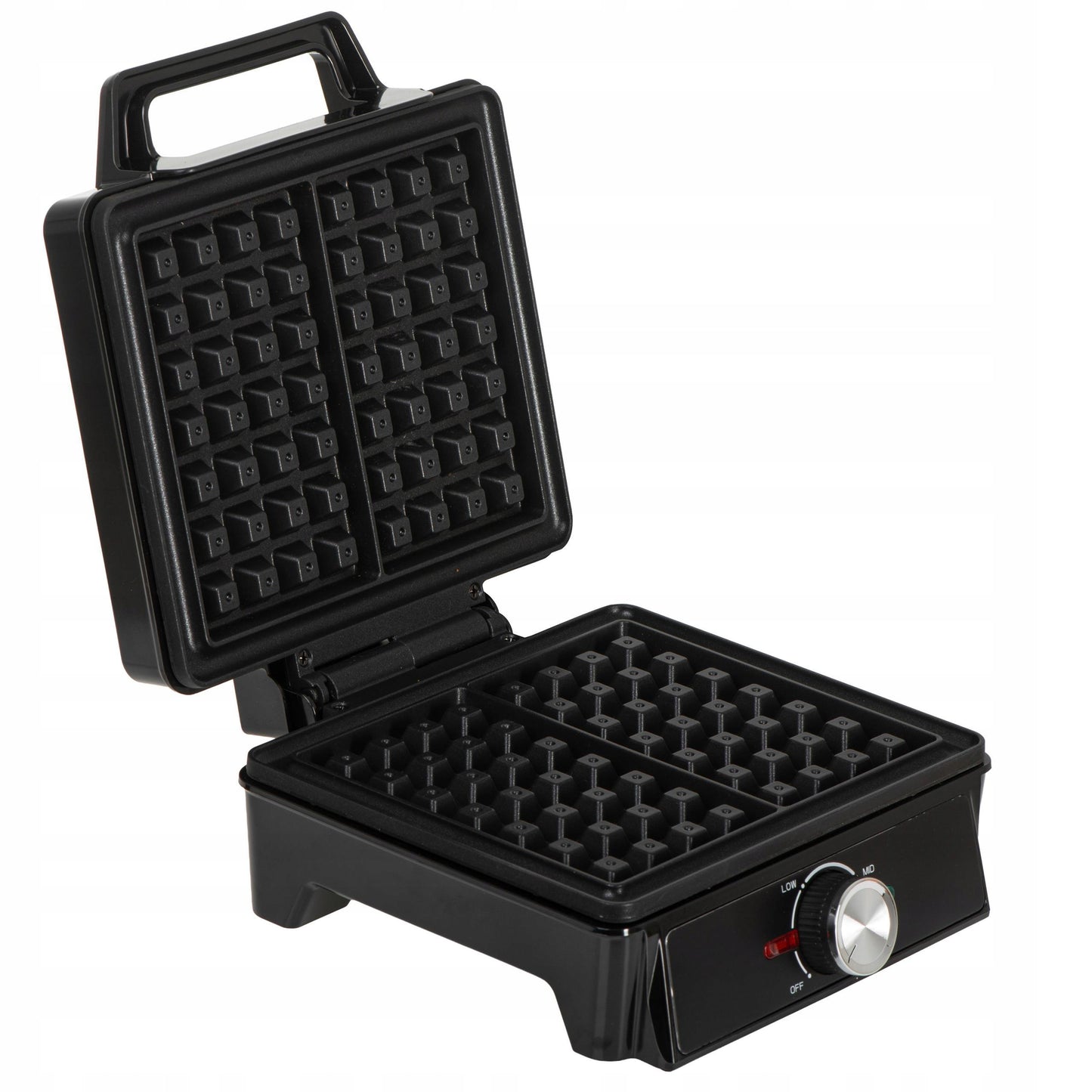 Vaflių keptuvė 2000W XXL, 2 dideli vafliai, Temperatūros reguliavimas, Nelipanti danga, Galinga