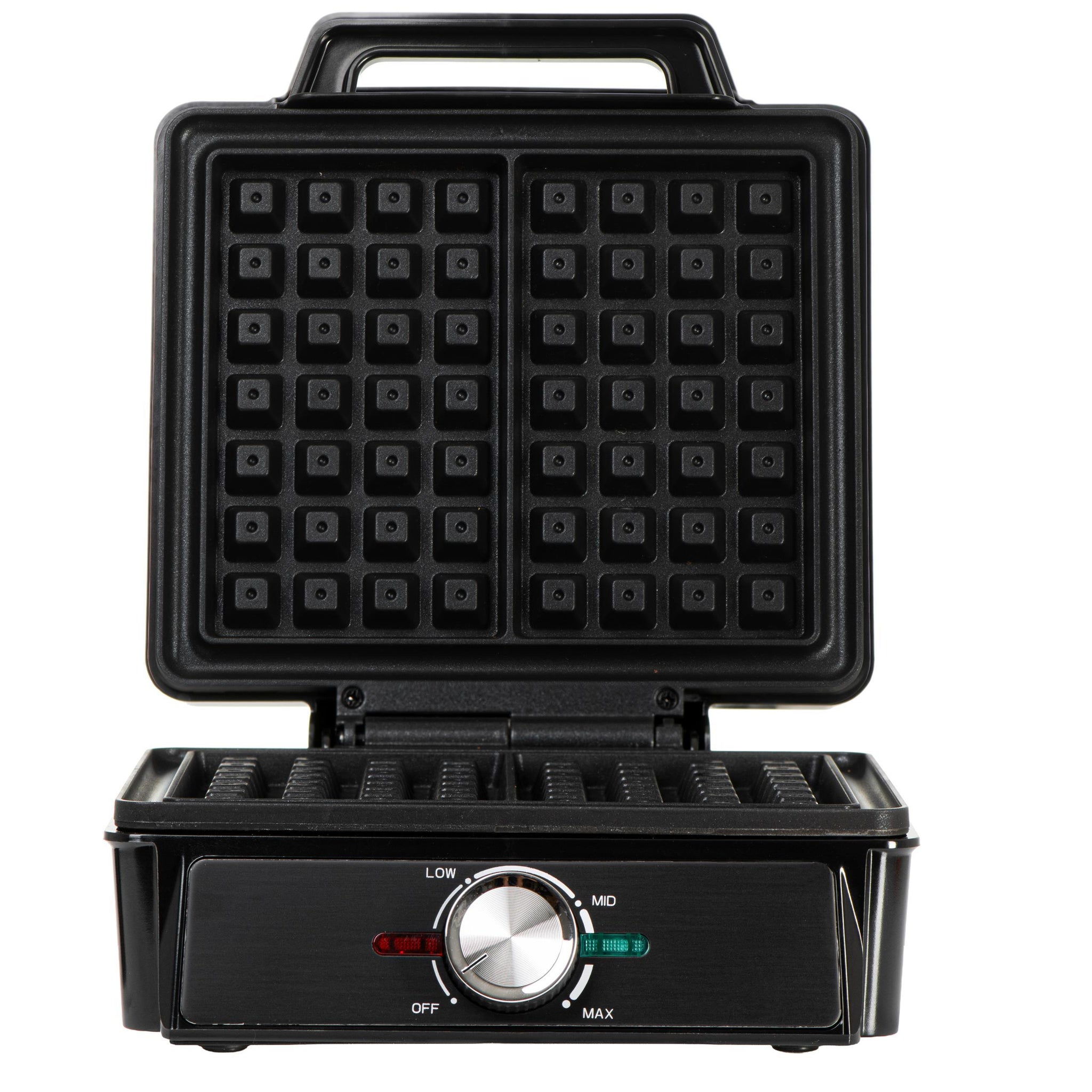 Vaflių keptuvė 2000W XXL, 2 dideli vafliai, Temperatūros reguliavimas, Nelipanti danga, Galinga