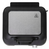 Vaflių keptuvė 2200W, 2 XXL vafliai, su laikmačiu, gilios plokštės, reguliuojama, nelipni danga