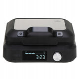 Vaflių keptuvė 2200W, 2 XXL vafliai, su laikmačiu, gilios plokštės, reguliuojama, nelipni danga