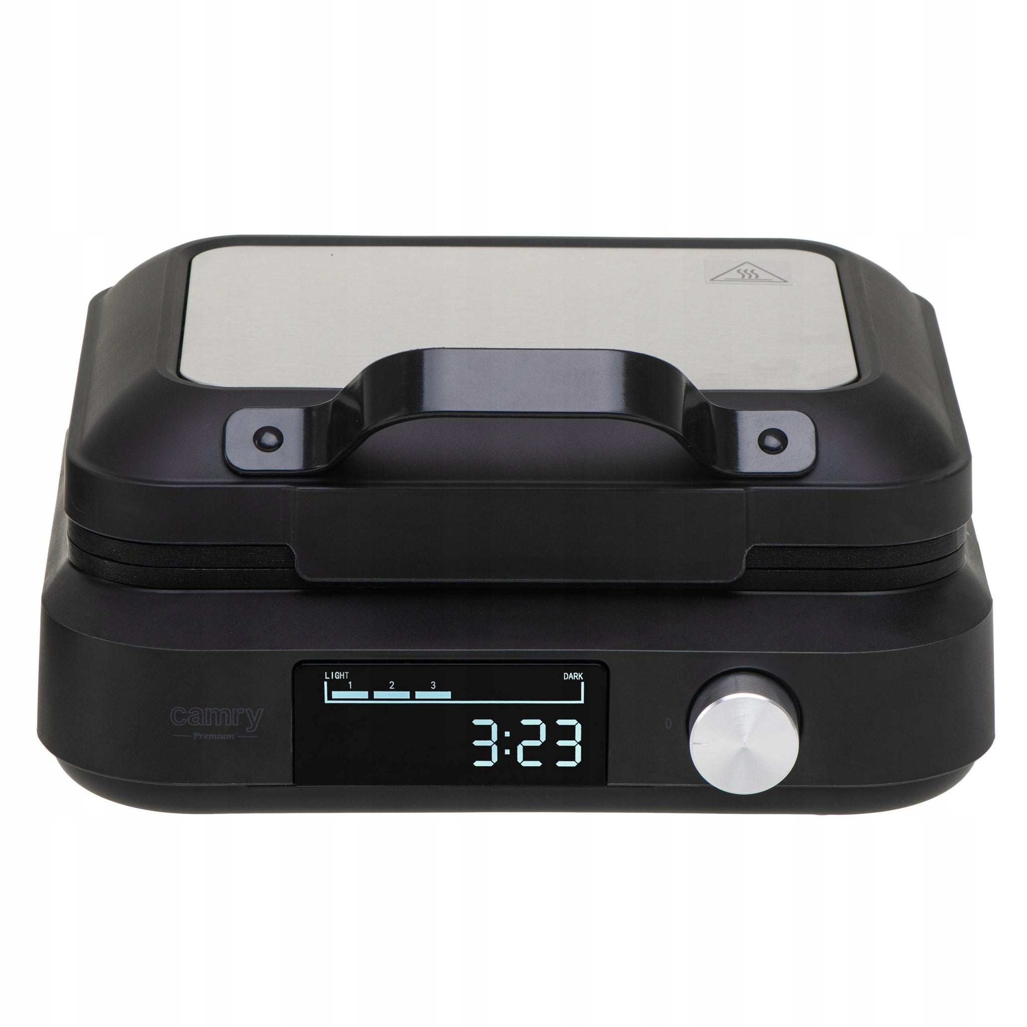 Vaflių keptuvė 2200W, 2 XXL vafliai, su laikmačiu, gilios plokštės, reguliuojama, nelipni danga