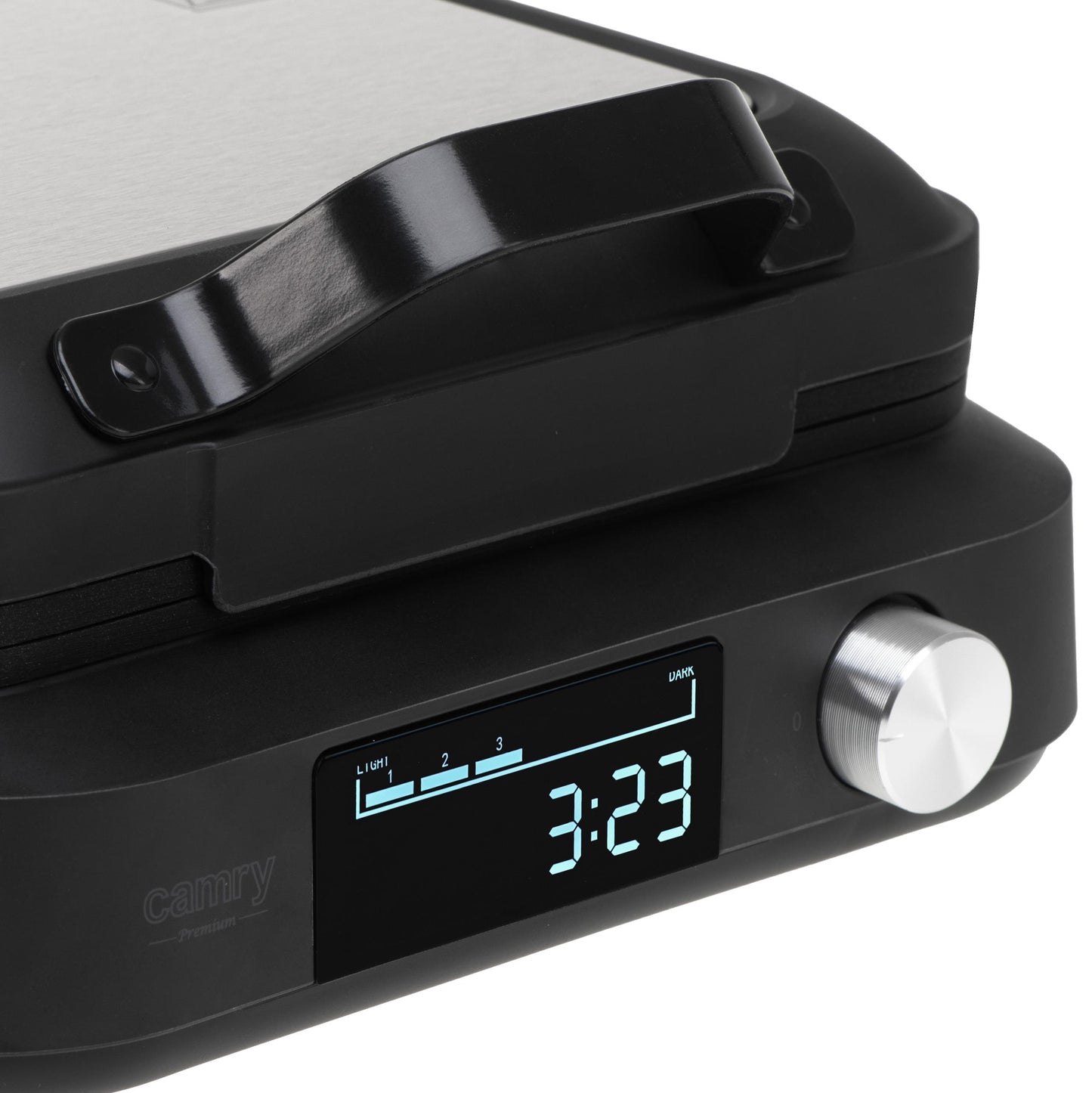 Vaflių keptuvė 2200W, 2 XXL vafliai, su laikmačiu, gilios plokštės, reguliuojama, nelipni danga