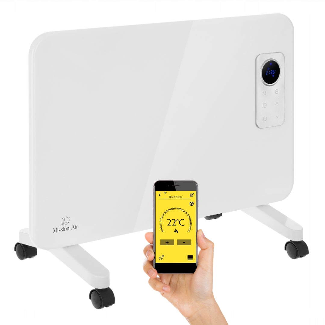 ELEKTRINIS ŠILDYTUVAS Konvektorinis EKONOMIŠKAS 1000W ECO WiFi Termostatas