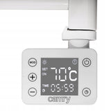 Elektrinis vonios šildytuvas (kopėtėlės), baltas, sieninis, 90x50cm, 600W, su laikmačiu