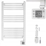 Elektrinis vonios šildytuvas (kopėtėlės), baltas, sieninis, 90x50cm, 600W, su laikmačiu