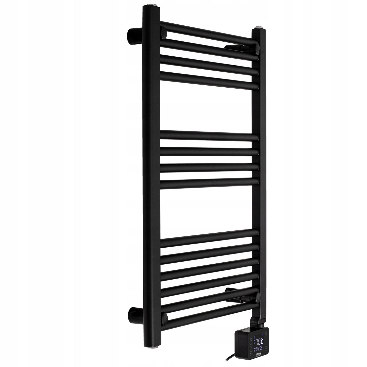 Elektrinis vonios šildytuvas Kopėtėlės Juodas Sieninis 90x50cm 600W Laikmatis