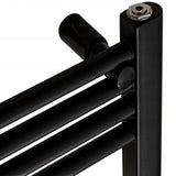 Elektrinis vonios šildytuvas Kopėtėlės Juodas Sieninis 90x50cm 600W Laikmatis