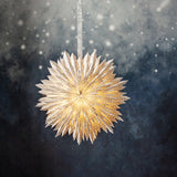 BALTA ŽVAIGŽDĖ CLOUD 60 cm - NAMŲ DEKORACIJOS KALĖDOMS IR RENGINIAMS