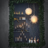 BALTA ŽVAIGŽDĖ CLOUD 60 cm - NAMŲ DEKORACIJOS KALĖDOMS IR RENGINIAMS