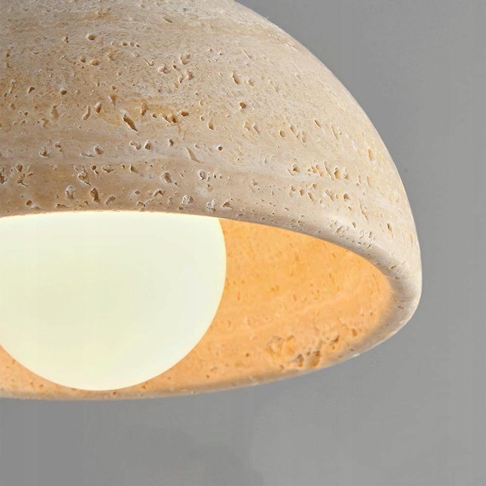 Bendrinis Mažas Namų Dekoras Retro Stiliaus Pakabinamas Šviestuvas Natūralus Marmuras