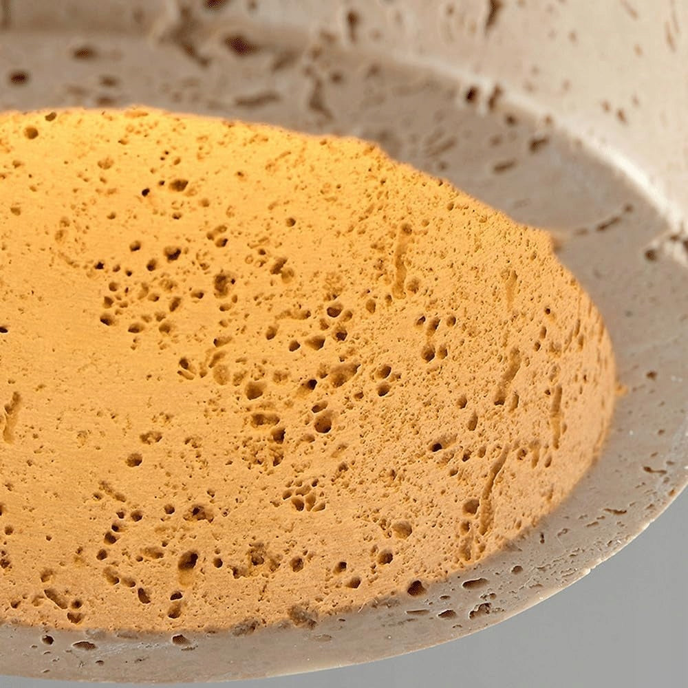 Bendrinis Mažas Namų Dekoras Retro Stiliaus Pakabinamas Šviestuvas Natūralus Marmuras